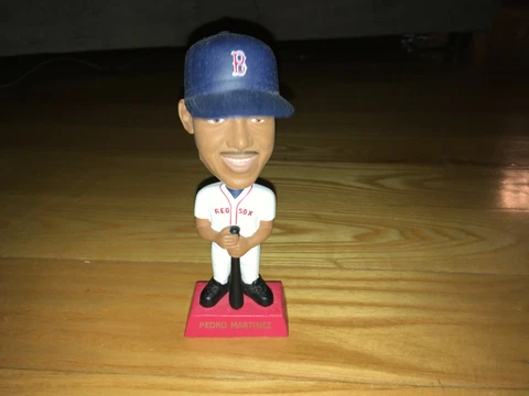 Pedro Martinez Boston Red Sox 2000 Playmakers Loose Plastic Bobble Head Cover