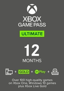 Xbox Game Pass Ultimate 12 meses - Código Digital Europa - Imagen 1 de 1