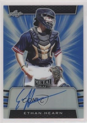 2019 Leaf Metal Draft Blue /30 Ethan Hearn #BA-EH1 Auto - Image 1 of 2