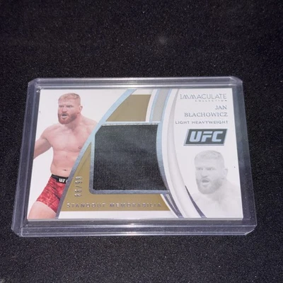 2021 Panini Immaculate UFC Standout Memorabilia /99 Jan Blachowicz #SM-JBC - Image 1 of 2