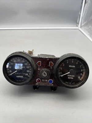 YAMAHA RD250DX 1A2 KOMPL TACHOMETER ASSY DREHZAHLMESSER COCKPIT J0041 - Bild 1 von 4