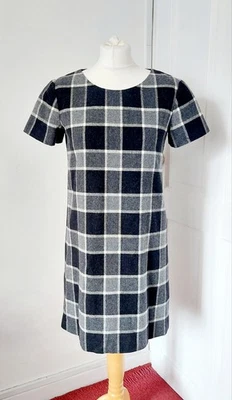Theory Wool Blend Checked Dress UK size 8 - Image 1 of 4