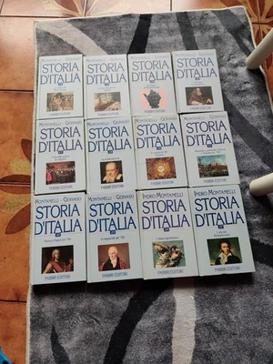 LA STORIA D'ITALIA Montanelli Fabbri Editori non completa 12 libri - Immagine 1 di 4