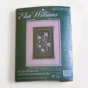 Elsa Williams filigran Iris Blumen gezählt Kreuzstich Set 02181 versiegelt 2007 - Bild 1 von 3