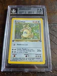 Pokemon 1999 Jungle 1st Edition Kangaskhan 5/64 BGS 7.5 Holo Rare 9.5 Sub - Picture 1 of 3