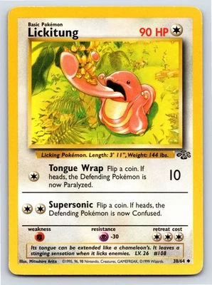 Jungle - LP - Lickitung 38/64 Unlimited US Seller - Image 1 of 2