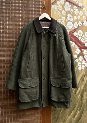 Vintage Barbour Derby Tweed Coat Jacket Size C42/107cm - Image 1 of 4