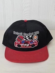 Vintage Detroit Gasket 200 Hat Cap Snap Back NASCAR Racing Mens Made USA 90s - Picture 1 of 14