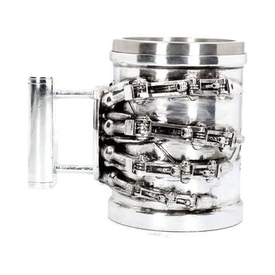 Nemesis Now B4656N9 Terminator 2 Tankard 17cm, Resin w/Stainless Steel Insert, S - Image 1 of 4