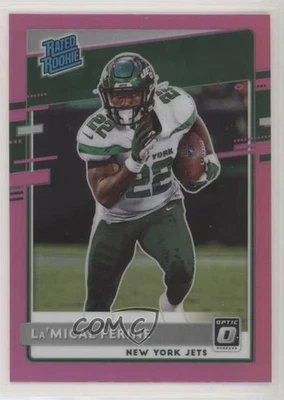 2020 Panini Donruss Rated Optic Preview Pink Prizm La'Mical Perine Rookie RC - Image 1 of 2