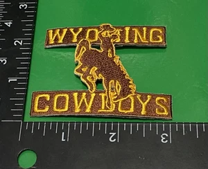 Wyoming ☝️NCAA IRON ON PATCH 🏈 Cowboys USA SELLER 🇺🇸 - Picture 1 of 4