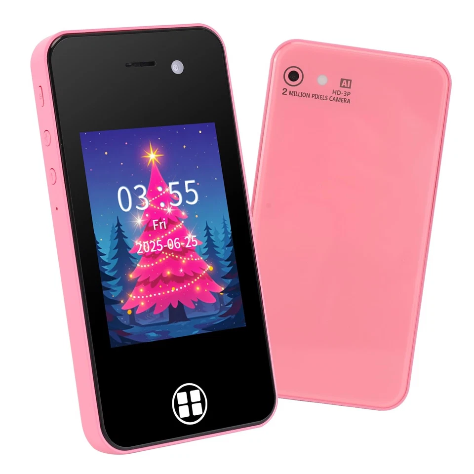 Kids Toy Smartphone - Pink Mini with Flip Camera & Games (Unbranded) - Image 1 of 1