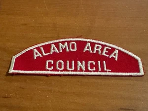 BSA, 1960’s Alamo Area Council Red and White Shoulder Strip (RWS) - Picture 1 of 1