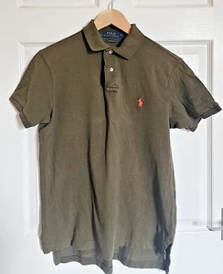 Polo Ralph Lauren Vintage Mens Dark Green Polo Shirt - Size M - Picture 1 of 11