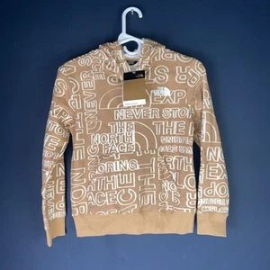 NWT The North Face Camp Fleece Pullover Hoodie Boys Size M 10 L Almond Butter - Picture 1 of 8