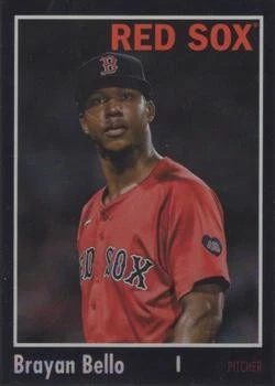 2024 Topps Archives Black Foilboard #194 Brayan Bello RED SOX - Image 1 of 2