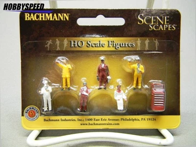 BACHMANN HO SCALE MECHANICS FIGURES 7 PCS train people toolbox men BAC33113 NEW - Image 1 of 3