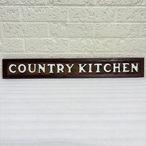 Hand-Painted 25" x 3.5" Country Kitchen Rustic Wood Sign Farmhouse Decor • VGUC‼ - Picture 1 of 10