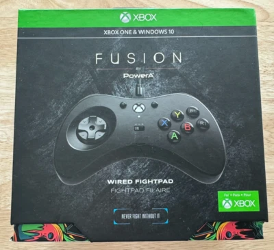 Fusion Wired Fightpad PowerA for Xbox One & Windows 10 ~ NEW - Sealed ~ RARE - Image 1 of 4