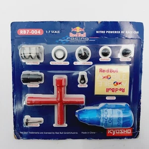 NEW Kyosho Nitro Powered RC Race Shock Absorber Kit 1:7 Scale RB7-004 Red Bull - Picture 1 of 14