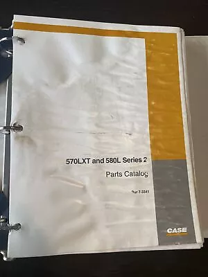 CASE 570LXT 580L SERIES 2 Landscape LOADER BACKHOE PARTS BOOK MANUAL Catalog OEM - Image 1 of 4