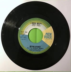 Mitch Ryder & The Detroit Wheels - I Need Help NV 801 US PROMO 7" single - Picture 1 of 4