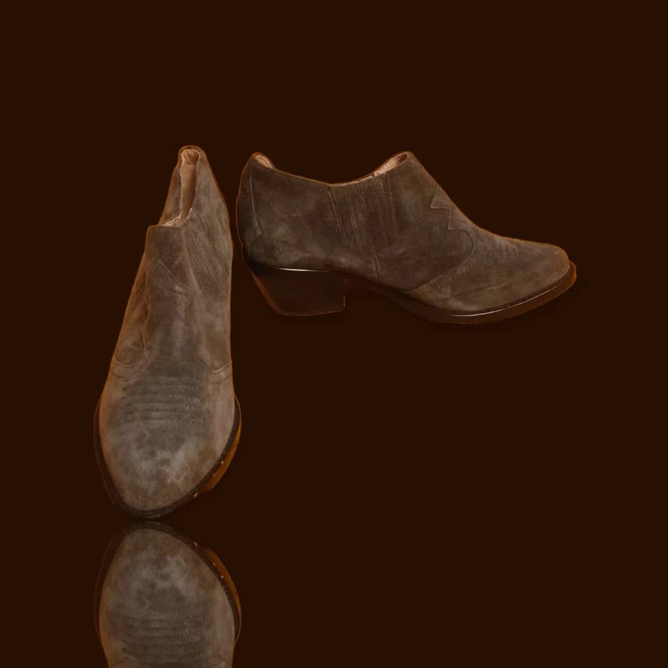 Joie Women's Western Grey Sued Ankle Boot US5 - Image 1 of 1