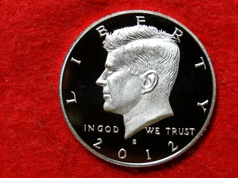2012 S KENNEDY  PROOF  CLAD HALF DOLLAR. ITEM #15R Cover