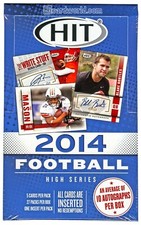 2014 Sage Hit High Series Football Cards, Fresh Out Of The Pack. Rookie Cards.