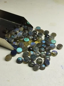 Labradorite Round Gem 8mm - Captivating Play of Colors - Picture 1 of 12