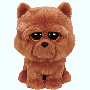 TY BEANIE BOOS BARLEY BROWN CHOW DOG CANE CHOW MARRONE 15 CM 36193 - Picture 1 of 1