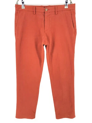 HUGO BOSS Hombre Crigan Recto Regular Pantalones Chinos Talla W32 L30 - Imagen 1 de 4