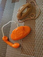 VINTAGE  1960's MATTEL BARBIE SKIPPER DREAMTIME ROTARY PHONE TELEPHONES 2