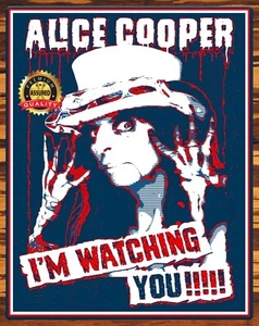 Alice Cooper - I'm Watching You - Metal Sign 11 x 14 - Picture 1 of 4