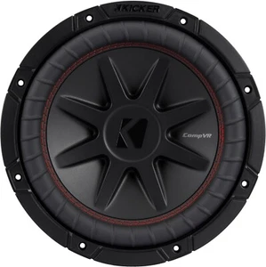 2 KICKER 52CVR104 CAR AUDIO 10" COMPVR SUBWOOFER WOOFER DUAL 4-OHM CVR104 PAIR - Picture 1 of 3