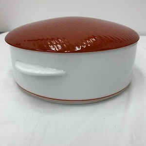 Dansk Bamboo Covered 8 1/2" Casserole Dish Jack Lenor Larson - Picture 1 of 9