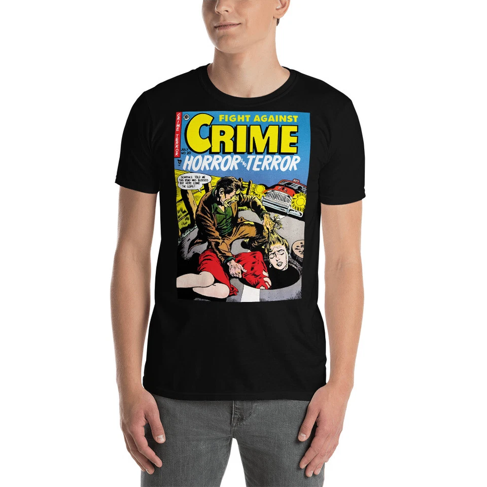 Lucha contra el Crimen Nº Camiseta unisex manga corta negra 20 (julio 1954) Foto 1 de 1
