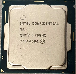 Intel QNCV Xeon E-2176G ES CPU 3.6GHz Hexa Core Processor 91W LGA1151v2 C246 USA - Picture 1 of 2