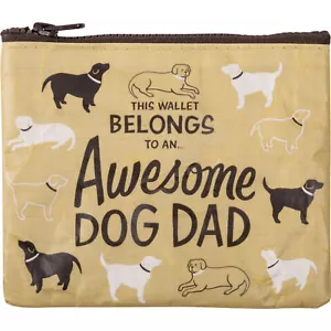 This Belongs To An Awesome Dog Dad Zipper Wallet - Picture 1 of 4