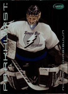 2001-02 Parkhurst Lightning Hockey Card #241 Nikolai Khabibulin