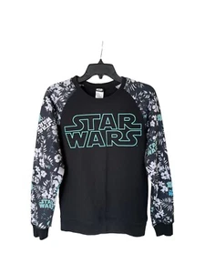 Star Wars Long Sleeve Sweater Black Unisex Kids Small 12-14 Excellent Condition  - Picture 1 of 9