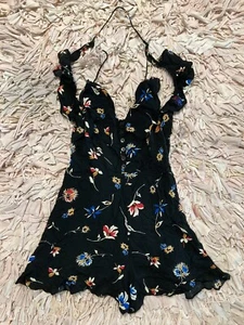 Urban Outfitters Kimchi blu mini pagliaccetto copricostume da bagno donna taglia 6 - Foto 1 di 7