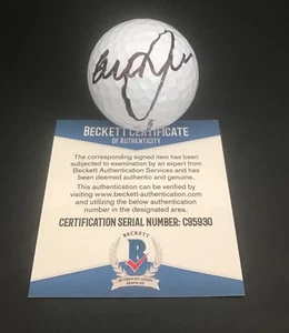 GRAEME MCDOWELL SIGNED GOLF BALL AUTHENTIC AUTOGRAPH BECKETT BAS COA RYDER CUP - Picture 1 of 1