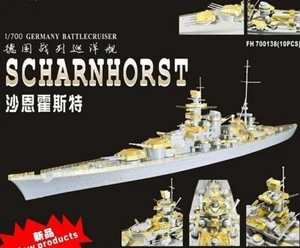 Flyhawk FH700138 1/700 WWII German Battlecruiser Scharnhorst FOR TAMIYA 77518 - Picture 1 of 7