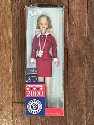 Barbie Convención Nacional Republicana Mattel 2000 ¡¡En caja!! RARO! ¡ESCASO! Foto 1 de 2