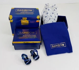 Rainbow High Mini Accessories Studio Krystal Bailey Purple Zipper Heels NEW - Picture 1 of 4