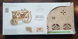 Ugears TRACTOR 3D puzzle Mechanical Wooden Model KIT Set Assembling Construction - Picture 1 of 5