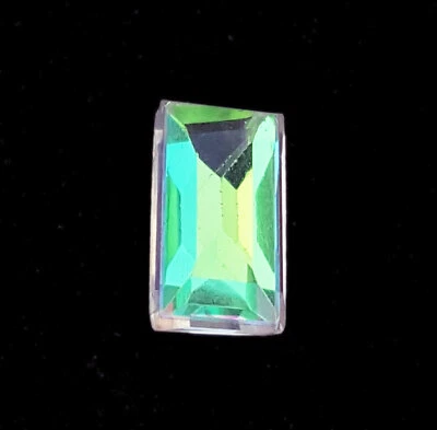 6.90 Ct Mystic Opal Emerald Shape Loose Gemstone Multicolor Stone For sale - Image 1 of 4