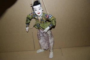 Vintage! ORIENTALISCHES THEMA PUPPE MARIONETTE SCHNUR HANDARBEIT HOLZ KOPF KÖRPER - Bild 1 von 12