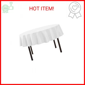 Softalker Round Tablecloth Waterproof & Stain Resistant Table Cloth 60 Inch - Picture 1 of 2